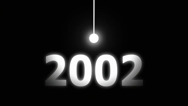Bright Idea Lighting Up 2001 &ndash; Futuristic New Year Concept Symbolizing Innovation, Hope, Strategy and Forward Thinking Success.