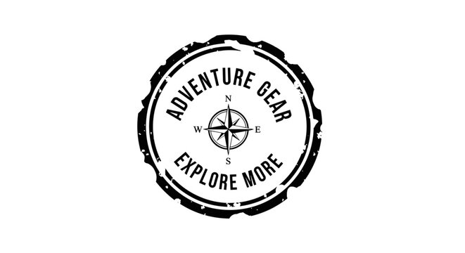 Adventure Gear Explore More Stamp Logo.