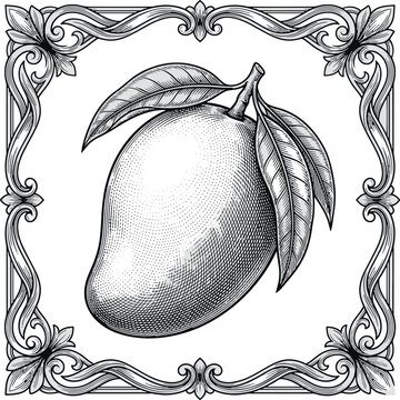 vector illustration of an abstract background mango