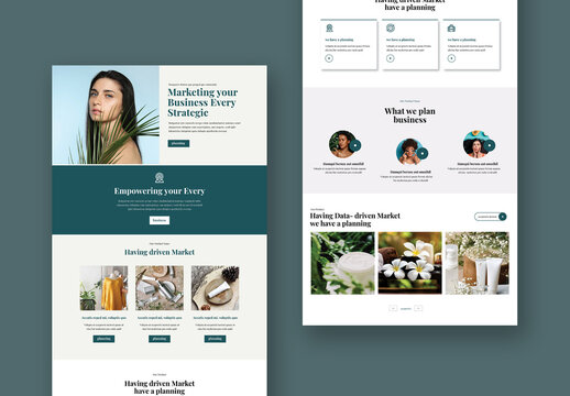 Fashion Email Newsletter Layout
