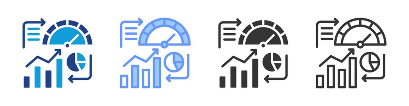 Benchmarking icon set multiple style collection