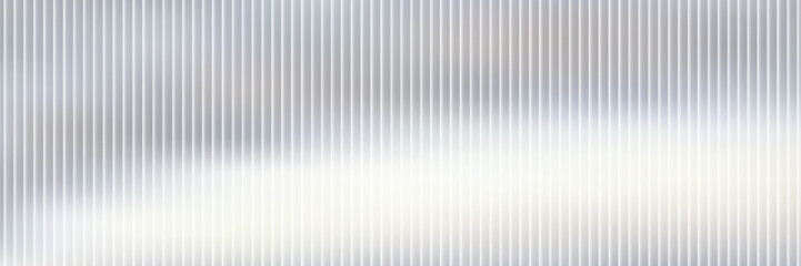 Transparent corrugated plastic ribbed glass background with abstract line patterns. 3D gradient light effects for retail windows or architectural panels. © Musrifah