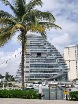 Shark Tower in Cancun, Quintana Roo, Mexico, February 26, 2026