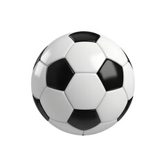 Fototapeta premium Professional soccer ball isolated on transparent background for sports competition design projects with realistic look