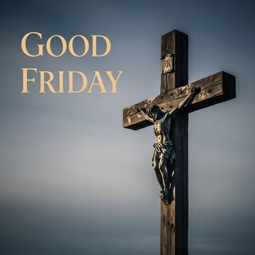 Good Friday April Christian Holy Day Crucifixion Cross