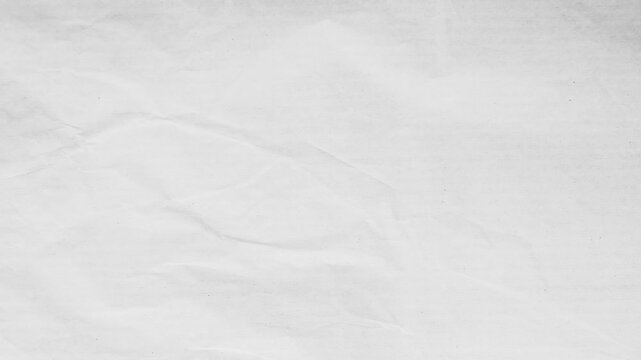 White crumpled paper texture background for business and creative design projects. High-quality minimalist wrinkled paper surface.