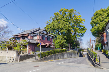 Naklejka premium 尼ケ坂（名古屋市東区）