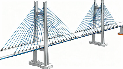 Fototapeta premium Civil Engineering Vector Diagrams (6)