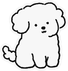 Dog sticker © 예솔 김