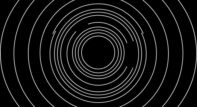 Concentric Circles Abstract Background