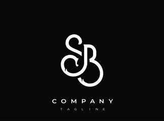 Sb company logo template design element for business branding purposes