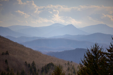 Obraz premium Scenic view at Grayson Highlands State Park