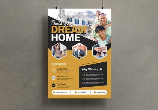 Build Your Dream Home Flyer Template