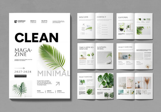 Minimal Magazine Template