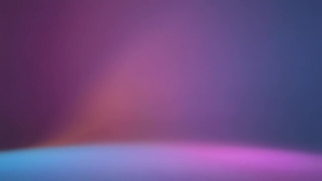 Soothing abstract gradient scene captured from a frontal viewpoint, showcasing vibrant color transition, soft lighting, and serene atmosphere