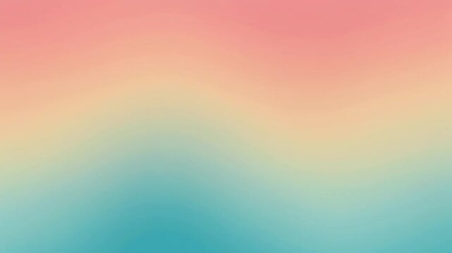 Observing a soft pastel gradient shifting from pink to turquoise in an abstract blurred scene, captured as a close‑up video view