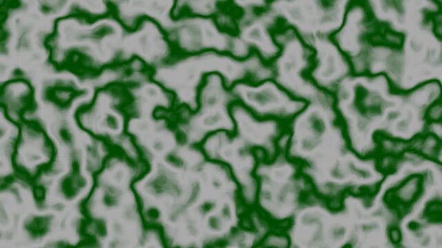 Fluid green and grey liquid marble texture animation creating a mesmerizing abstract background with continuous organic patterns morphing and flowing in a seamless loop for creative projects