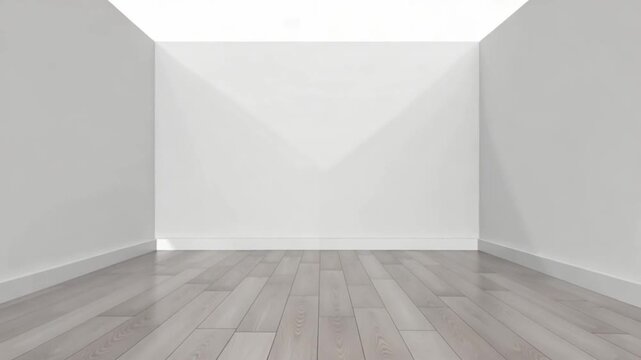 Empty room with white walls.