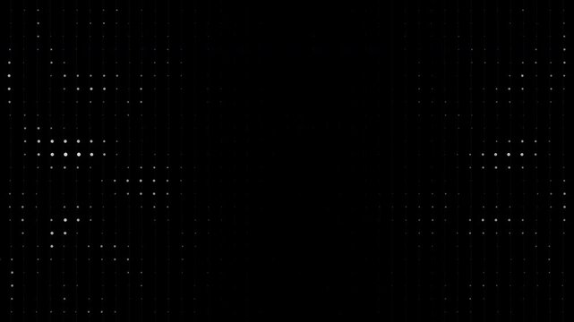 Animated abstract background featuring triangle particles flowing through dynamic vector field with geometric motion and data visualization aesthetics. Ideal for motion graphics, technology visuals.