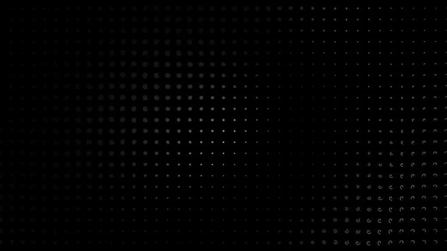 Animated abstract background featuring triangle particles flowing through dynamic vector field with geometric motion and data visualization aesthetics. Ideal for motion graphics, technology visuals.