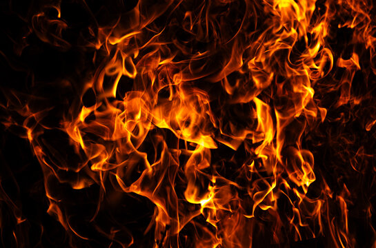 Fire intense flame movement. Fire burning abstract shape. Fire dramatic heat glow. Fire powerful blaze concept.
