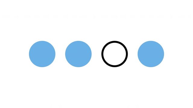Pagination Step Indicator Loop with Alpha