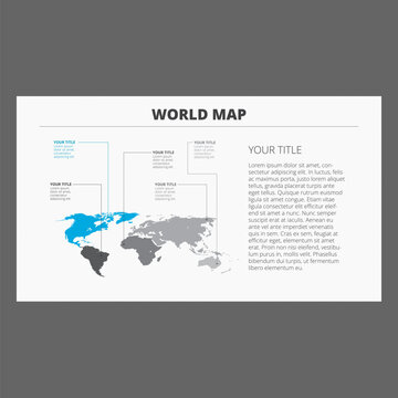 World map template 3