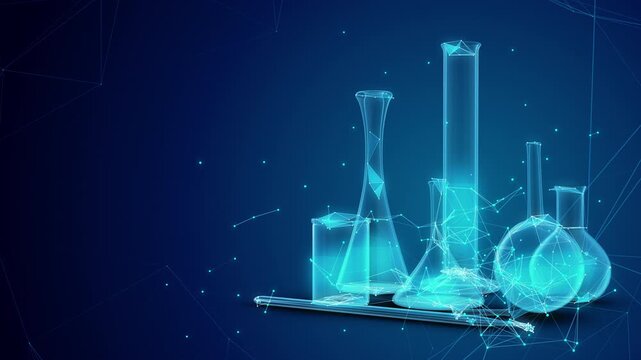 Modern Science Laboratory Apparatus Abstract Plexus
