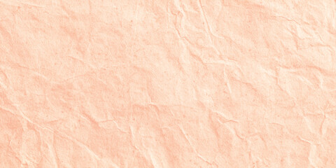 Fototapeta premium Crumpled pink paper or pink paper texture pattern background paper for interior and exterior decoration or background for handcrafts abstract rose paper background.