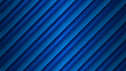 Obraz premium blue background design with blue diagonal lines lined up and has a shadow effect