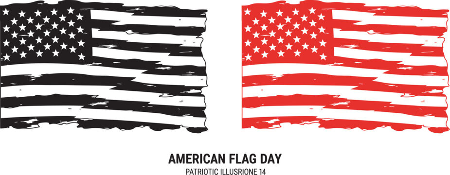 Flag day united states celebrations patriotic american flag