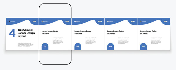 Set of LinkedIn carousel post, social media Instagram carousel post, modern and editable business carousel template design  © Tarek Digital