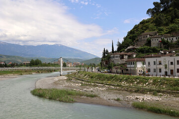 View of the Osum River, Berat, Albania