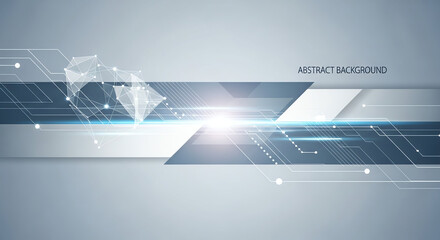 Futuristic Solar Panel Array with Abstract Light Effects and Technology Theme.