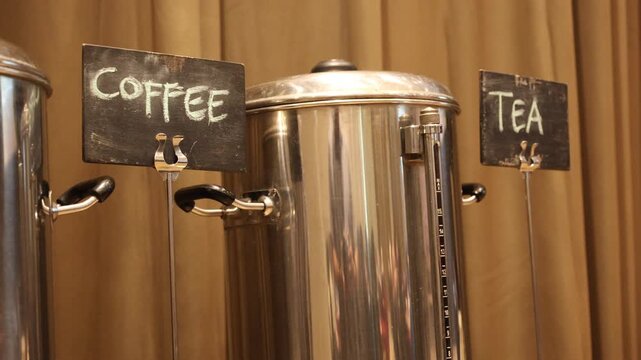 Modern electric kettle, perfect for boiling water efficiently for tea and coffee. Suitable for parties or buffets in hotels
