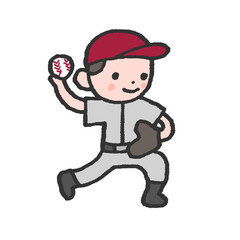 Obraz premium Hand-drawn strawberry cartoon icon on black background