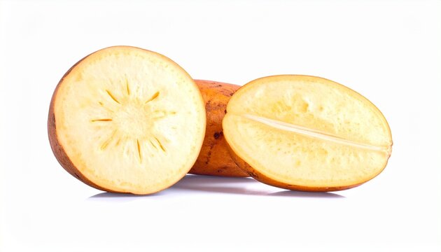 Wood Apple Fruit Cross-Section