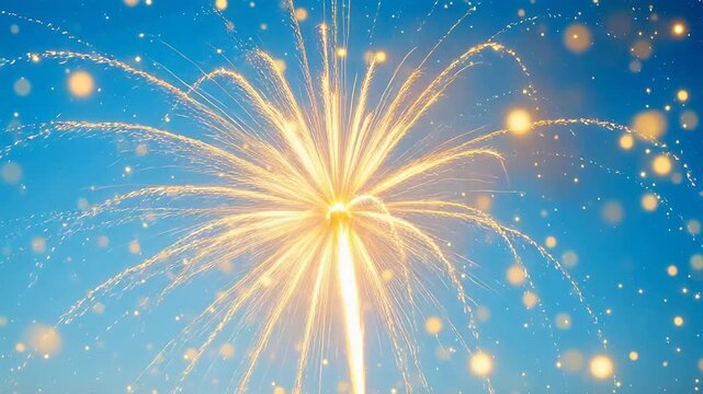 Fireworks in the sky