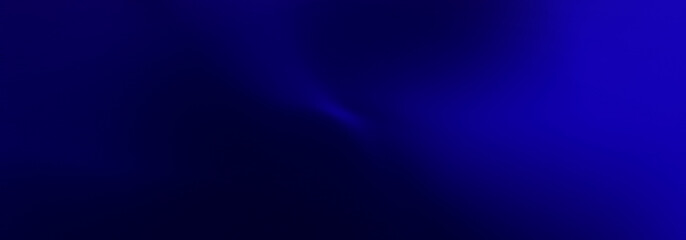Obraz premium dark blue gradient abstract background with an ultra-wide (panoramic) format and a grain texture or luxury matte material surface.