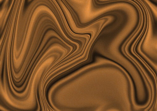 Brown Liquid Swirling Pattern Abstract Background.