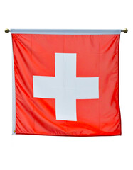 Flag of Switzerland isolated on transparent or white background