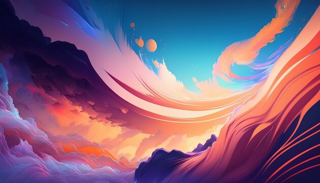 Anime Wallpaper Abstract Illustration Background