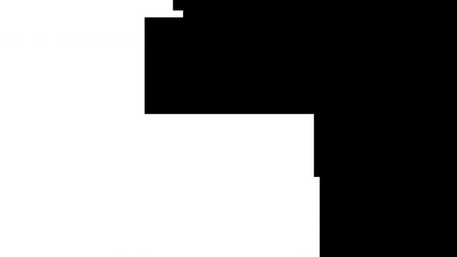 mate transitions on black background, creative digital animations