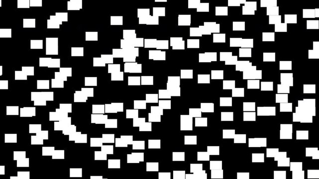 mate transitions on black background, creative visual effects