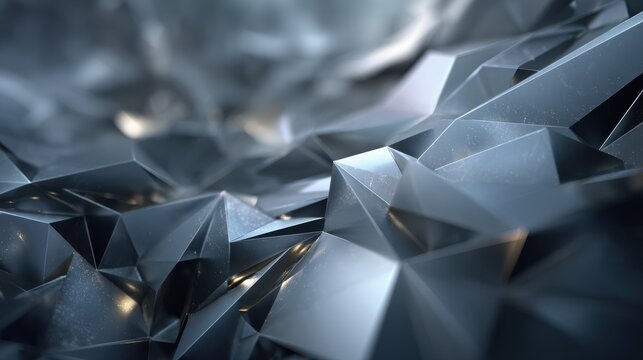 Abstract Industrial Background Featuring Polysilicon Raw Material