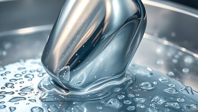 electroplating. An industrial electroplating bath lifting a metal part with a shiny silver coating. safety posters, maintenance manuals, designed for industrial assembly lines and welding operations.