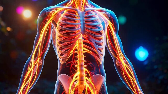 Human body nervous system