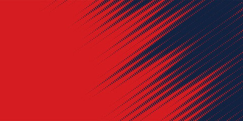 A dynamic abstract background features a bold contrast of red and navy blue separated by angled brush strokes, creating a visually striking and textured composition © ahmad