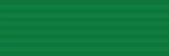 Green grass soccer field pattern with horizontal stripes and dark emerald texture for sport background. Stadium pitch turf surface or outdoor lawn vector illustration. © Shekhar438