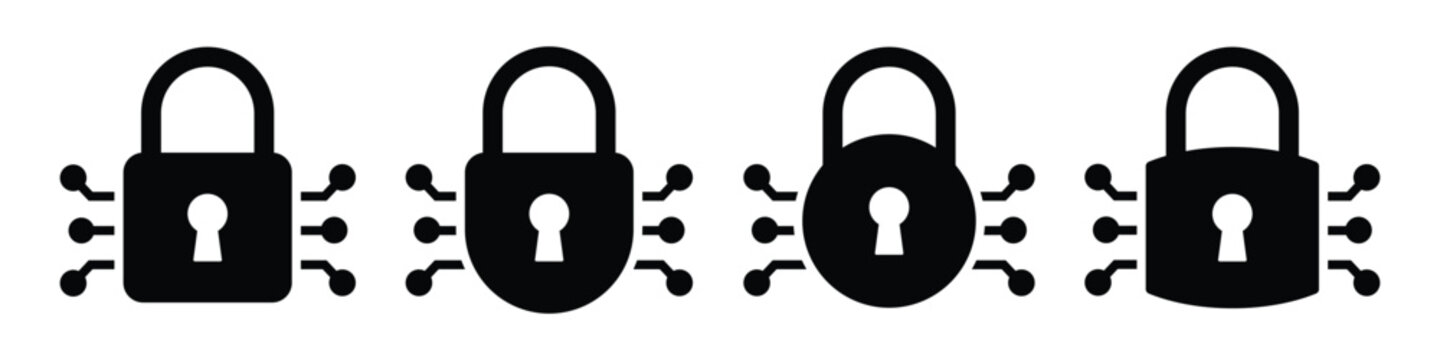 Encryption data icon, vector illustration